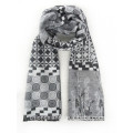 Jacquard Long scarf viscose